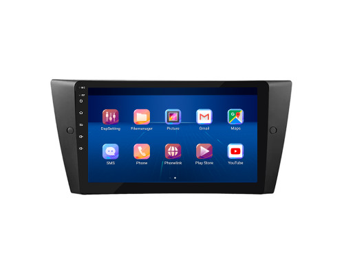 Штатная магнитола Lesko для BMW 3 серии V (E90/E91/E92/E93) 2005-2010 экран 9" 4/64Gb 4G Wi-Fi GPS Top