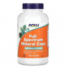 Мультимінерали, Full Spectrum Minerals, Now Foods, 240 капсул