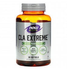Кон'югована лінолева кислота, CLA Extreme, Now Foods, Sports, 90 гелевих капсул