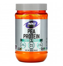 Гороховий протеїн, Pea Protein, Now Foods, Sports, без смаку, 340 г