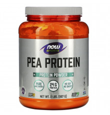 Гороховий протеїн, Pea Protein, Now Foods, Sports, без смаку, 907 г
