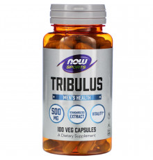 Трибулус, Tribulus, Now Foods, Sports, 500 мг, 100 вегетаріанських капсул