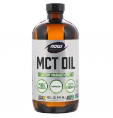 Масло МСТ для схуднення, MCT Oil, Now Foods, Sports, без смаку, 473 мл
