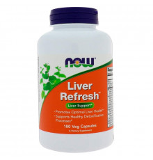 Підтримка печінки, Liver Refresh, Now Foods, 180 капсул