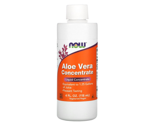 Алое вера концентрат, Aloe Vera, Now Foods, 118 мл
