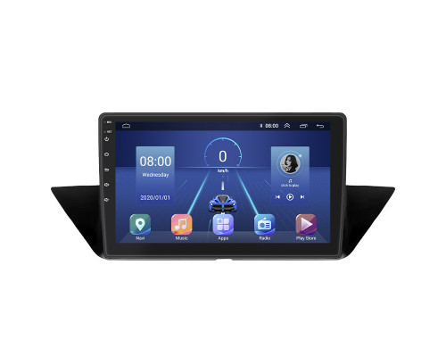 Штатная магнитола Lesko для BMW X1 I (E84) Рестайлинг 2012-2015 экран 10" 2/32Gb Wi-Fi GPS Base