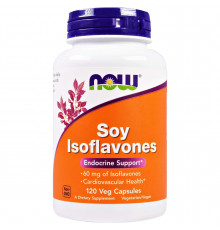 Соєві ізофлавони, Soy Isoflavones, Now Foods, 120 вегетаріанських капсул