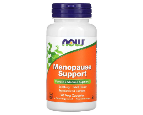 Менопауза, Menopause, Now Foods, суміш трав, 90 вегетаріанських капсул