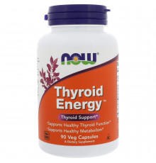 Для щитовидної залози, Thyroid Support, Now Foods, 90 вегетаріанских капсул