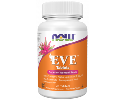 Вітаміни для жінок Єва, Eve, Women's Multi, Now Foods, чудовий комплекс, 90 таблеток