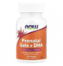 Вітаміни для вагітних з риб'ячим жиром, Prenatal Multiple Vitamin, Now Foods, 90 капсул