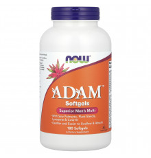 Вітамінний комплекс Адам, ADAM Men's Multi, Now Foods, для чоловіків, 180 гелевих капсул
