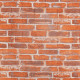 Декоративная 3D панель самоклейка 700x770x3мм Рыжий Екатеринославский кирпич (044-3) SW-00000696