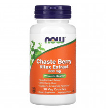 Ягоди вітексу і Донг Квай (Berry Vitex, Dong Quai ), Now Foods, екстракт, 300 мг, 90 вегетаріанських капсул