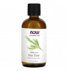 Масло чайного дерева, Tea Tree, Now Foods, Essential Oils, 118 мл.