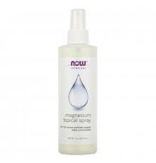 Спрей з магнієм, Magnesium Topical Spray, Now Foods, Solutions, 237 мл