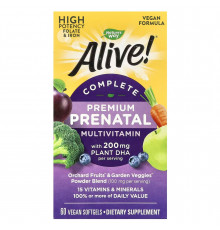 Пренатальні мультивітаміни, Prenatal Multi-Vitamin, Nature's Way, 60 вегетаріанських гелевих капсул