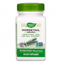Хвощ, Horsetail Grass, Nature's Way, 440 мг, 100 веганських капсул