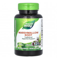 Корінь алтею, Marshmallow, Nature's Way, 960 мг, 100 веганських капсул (480 мг на капсулу)