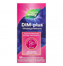 Метаболізм естрогенів, DIM-plus, Estrogen Metabolism, Nature's Way, 120 капсул