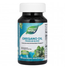 Олія орегано, Oregano Oil, Nature's Way, преміальна суміш, 60 веганських капсул