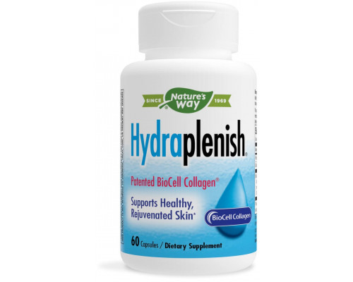 Гіалуронова кислота, Hydraplenish, Nature's Way, 60 капсул (0,5 г у капсулі)