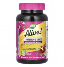 Мультивітаміни для жінок після 50, Women's 50+ Gummy Vitamins, Nature's Way, суміш ягід, 60 жувальних цукерок