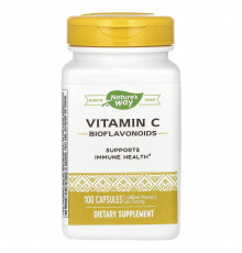 Вітамін С, Vitamin C, Nature`s Way, 1000 мг, 100 капсул (500 мг на капсулу)