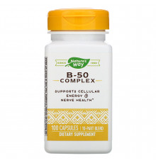 Вітамін В-50 (комплекс), B-50 Complex, Nature's Way, 100 капсул