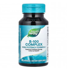Комплекс B-100, B-100 Complex, Nature's Way, 60 капсул
