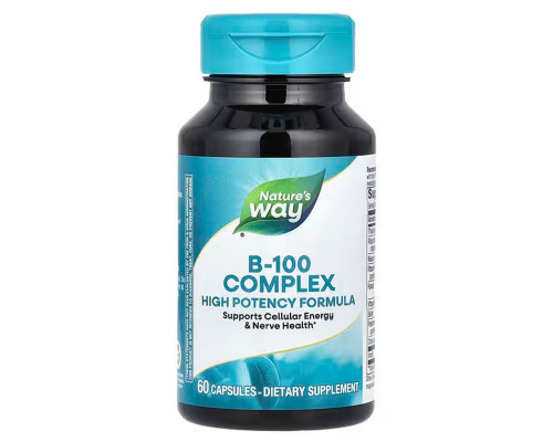 Комплекс B-100, B-100 Complex, Nature's Way, 60 капсул