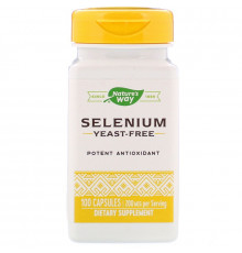 Селен, Selenium, Nature's Way, 200 мкг, 100 капсул