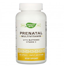 Мультивітаміни для вагітних, Prenatal Multi Vitamin & Mineral, Nature's Way, 180 капсул