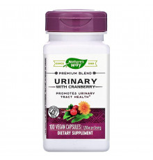 Журавлина для сечових шляхів, Urinary with Cranberry, Nature's Way, 100 веганських капсул