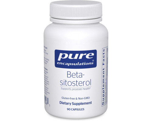 Бета-Сітостерол, Beta-Sitosterol, Pure Encapsulations, для чоловіків, для покращення сечовипускання та здоров'я, 90 капсул