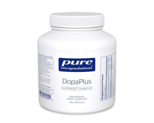 Допамін, всебічна підтримка, DopaPlus, Pure Encapsulations, 180 капсул