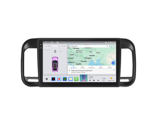 Штатная магнитола Lesko для Brilliance M2 (BS4) I 2006-2010 экран 9" 4/64 QLED CarPlay 4G Wi-Fi GPS 360 Prime