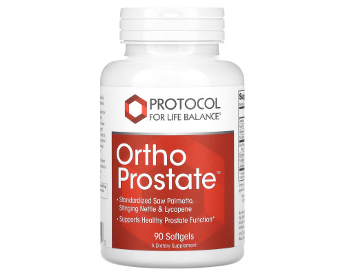 Підтримка простати, Ortho Prostate, Protocol for Life Balance, 90 гелевих капсул