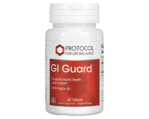 Підтримка кишкової мікрофлори, GI Guard AM, Protocol for Life Balance, 60 таблеток