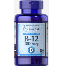 Вітамін В-12, Vitamin B-12, Puritan's Pride, 1000 мкг, 250 каплет