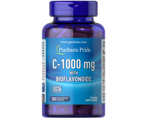 Вітамін С з біофлавоноїдами, Vitamin C with Bioflavonoids, Puritan's Pride, 1000 мг, 100 капсул