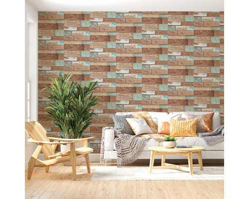 Самоклеющиеся обои 2800х450х1,5мм Рваное дерево SW-00000727