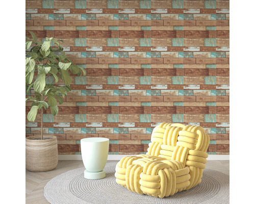 Самоклеющиеся обои 2800х450х1,5мм Рваное дерево SW-00000727