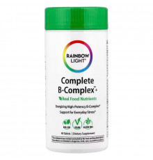 Комплекс вітамінів В (формула), Complete B-Complex, Rainbow Light, 90 таблеток