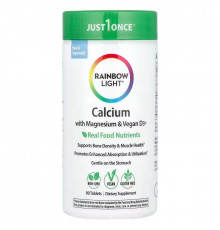 Кальцій, Магній і вітамін D3, Calcium With Magnesium & Vitamin D3, Rainbow Light, 90 таблеток