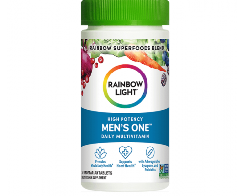 Мультивітаміни для чоловіків, Men's One, Rainbow Light, одна на день, висока ефективність, 30 вегетаріанських таблеток