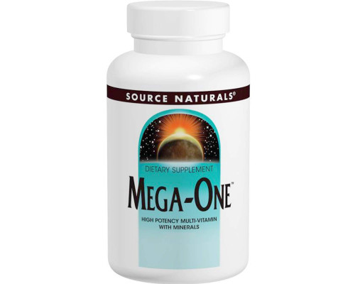 Мультивітаміни з мінералами, Multi-Vitamin with Minerals, Source Naturals, по 1 на день, 90 таблеток
