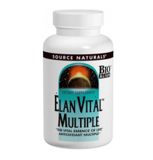 Мультивітаміни, Elan Vital Multiple, Source Naturals, 60 таблеток