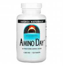 Аміно день, Amino Day, Source Naturals, 1000 мг, 120 таблеток