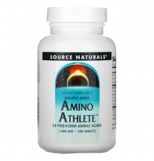 Аміно спортсмен, Amino Athlete, Source Naturals, 1000 мг, 100 таблеток